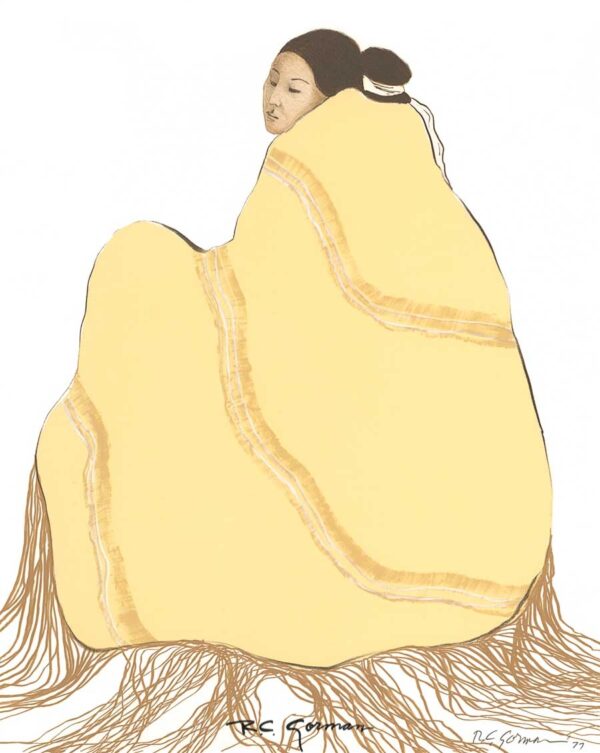 Lady in a Yellow Blanket St I