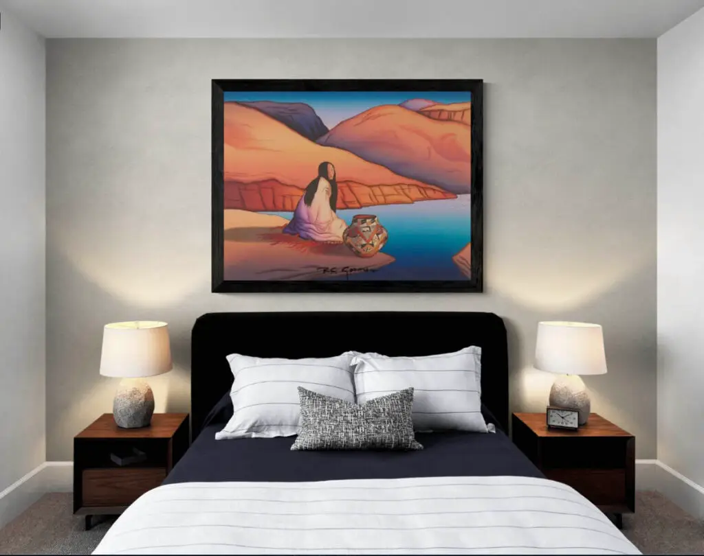 Canyon Woman - R.C. Gorman - Bedroom Example