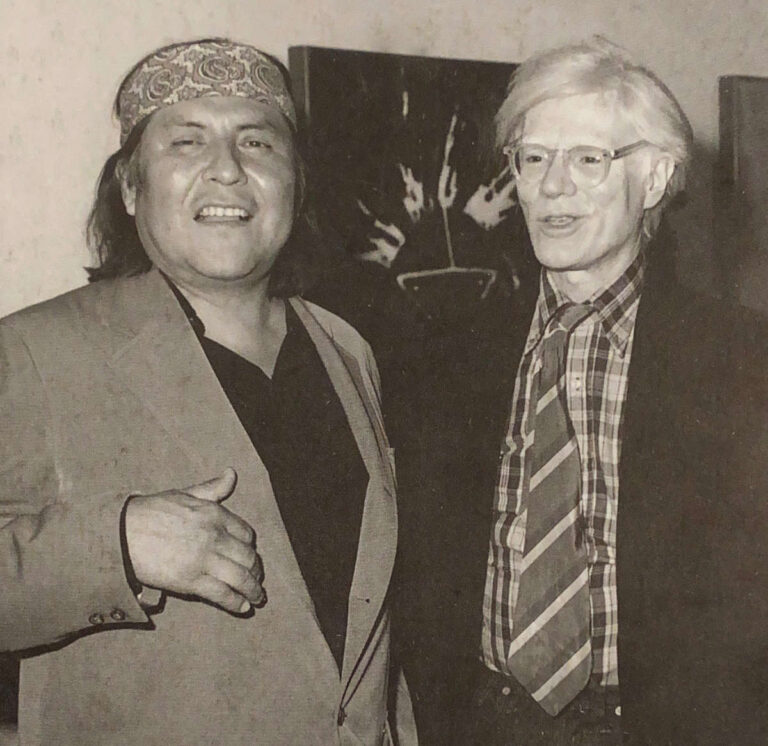 R.C. Gorman and Andy Warhol