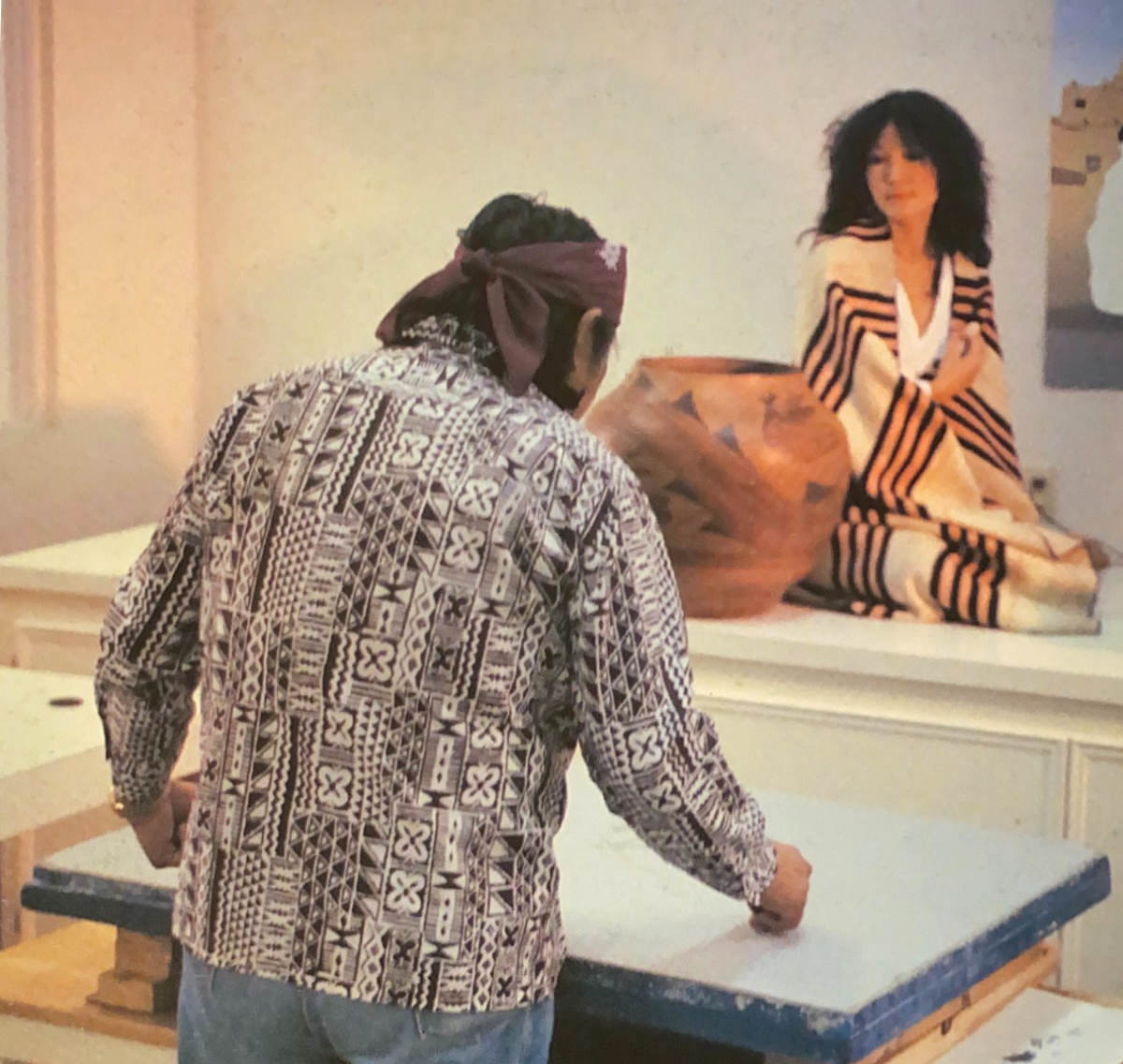 R.C. Gorman - Working with Model