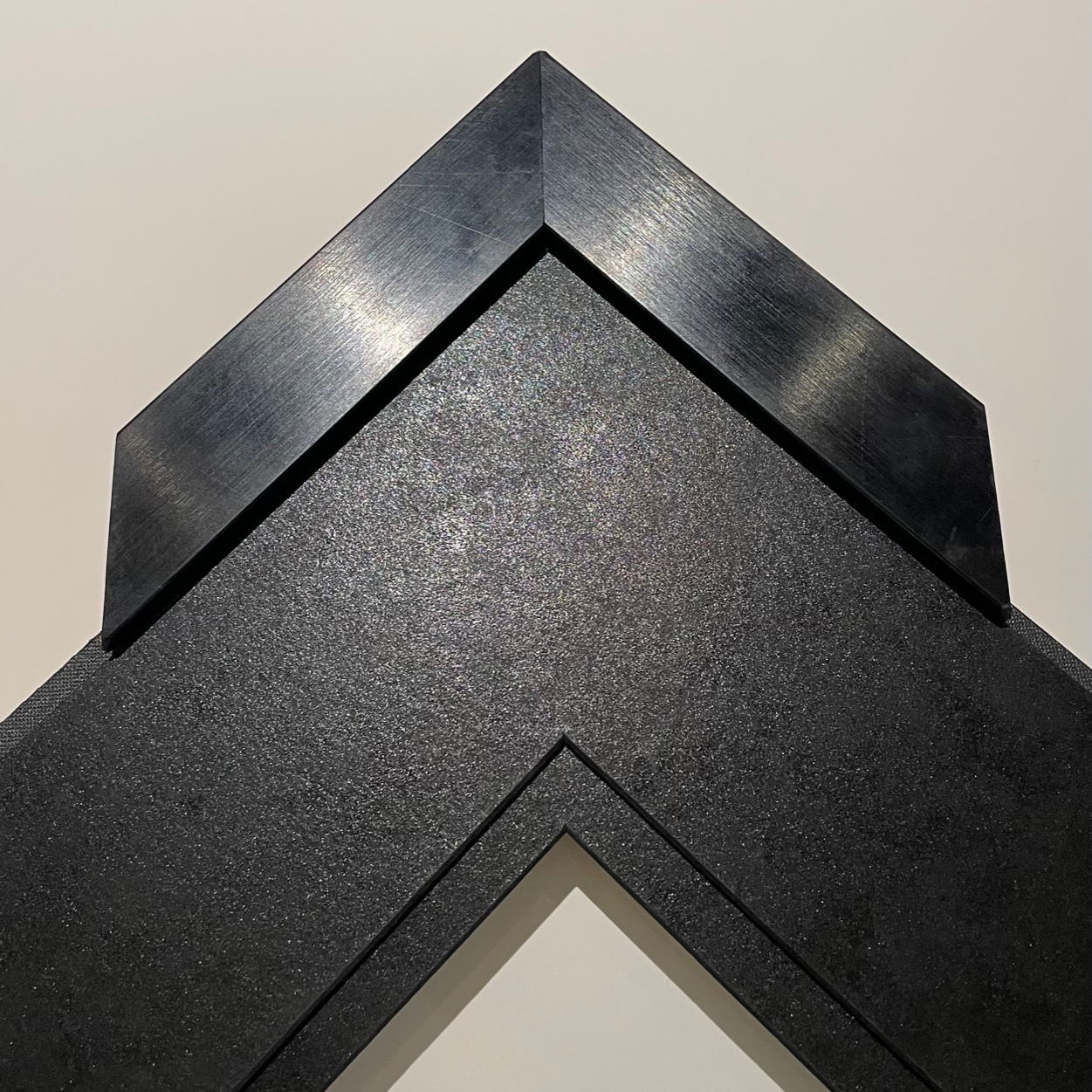 R.C. Gorman artwork shown with the gallery standard black frame and black mat