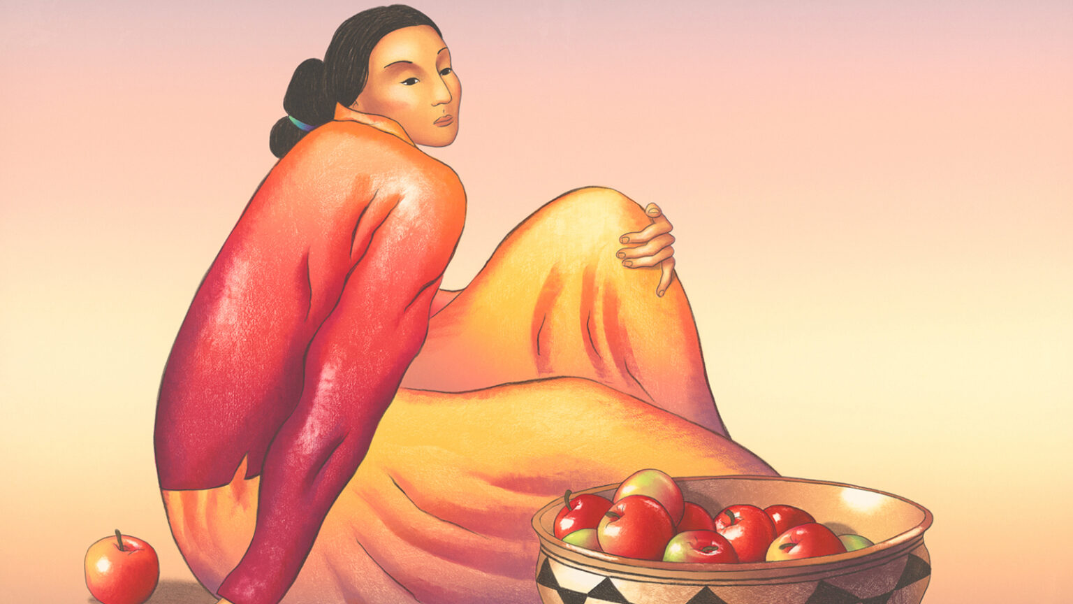 Woman with Apples