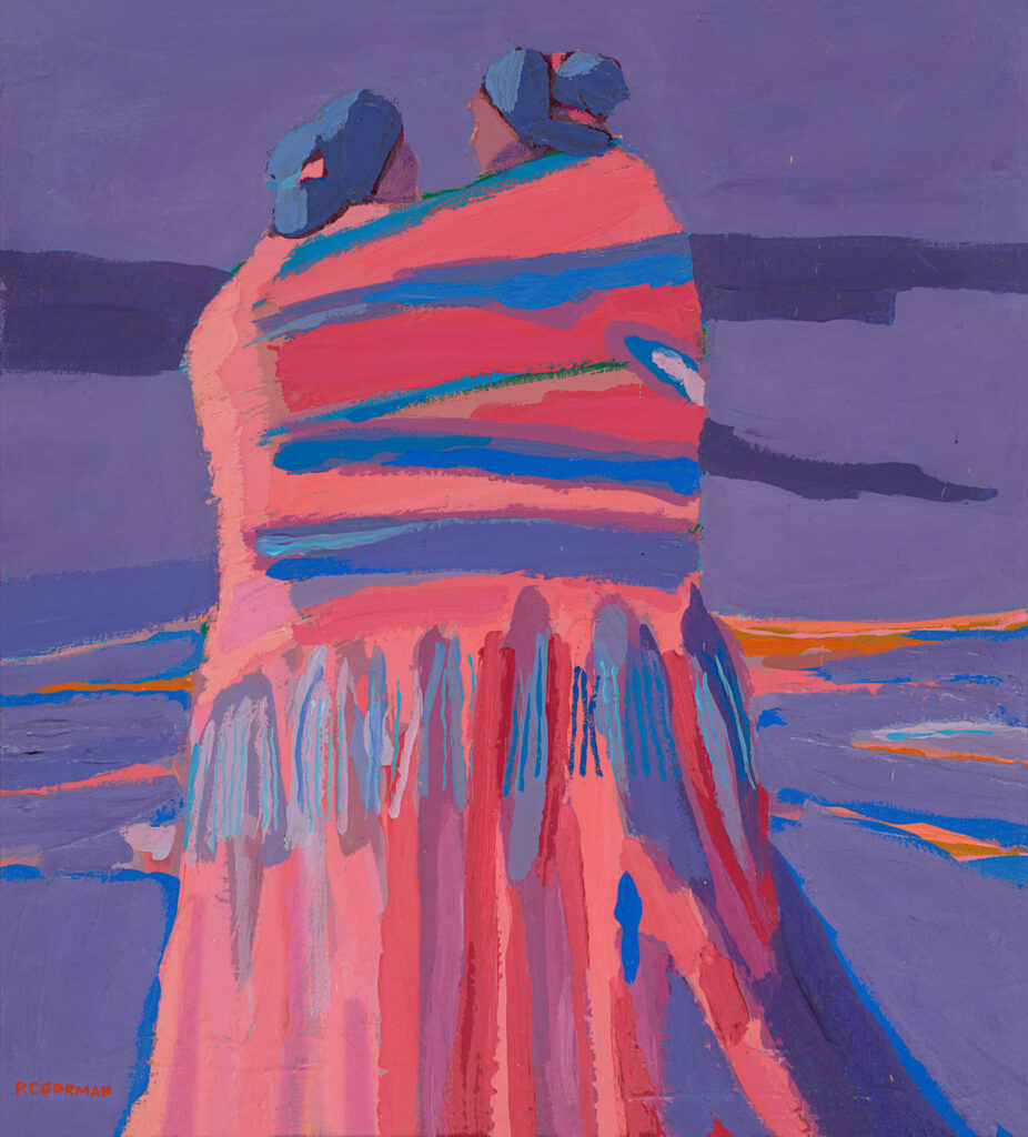 Two Navajo Maidens at Sunset