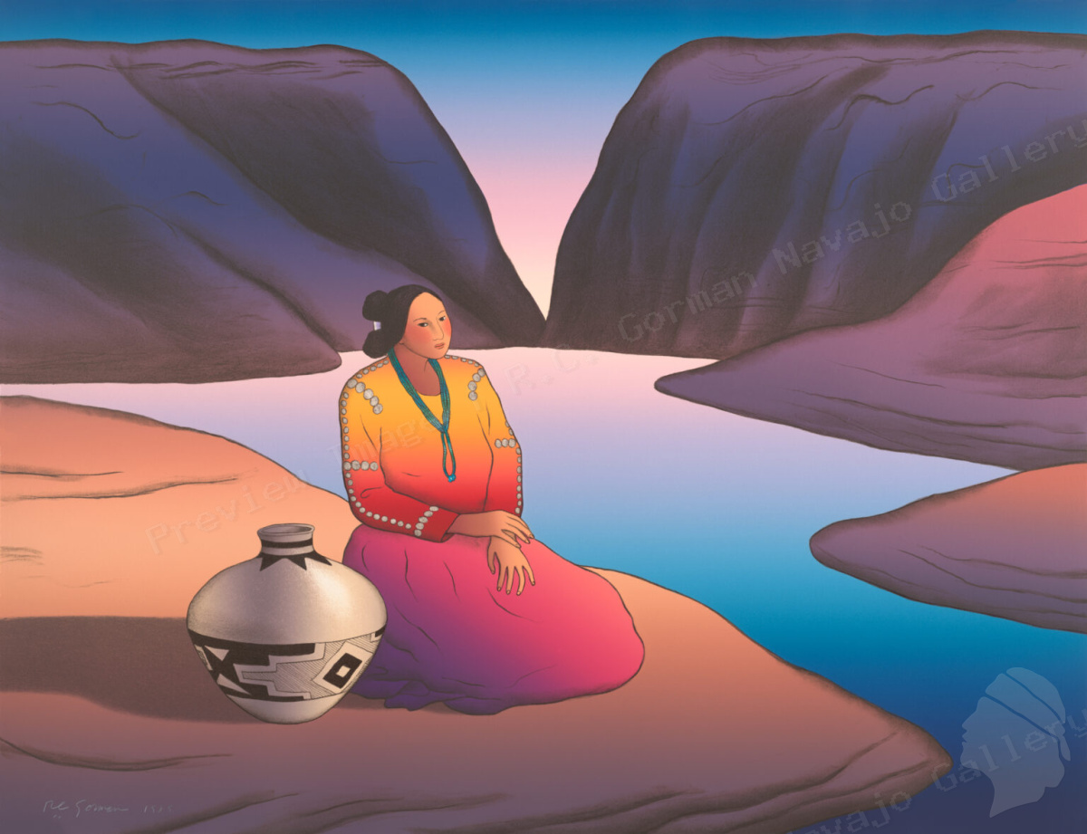 Woman at the Lake