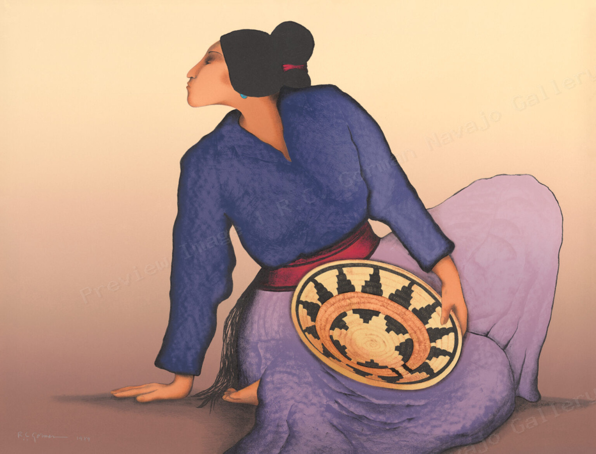 Woman with Basket
