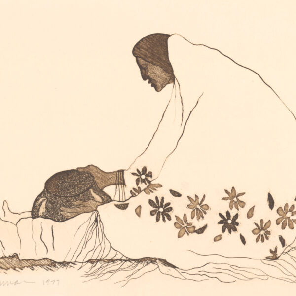 Woman with Flowered Shawl