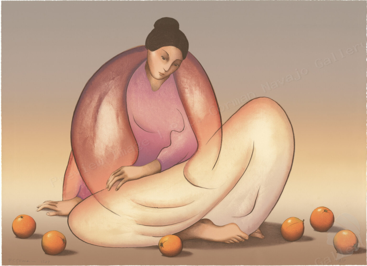 Woman with Oranges