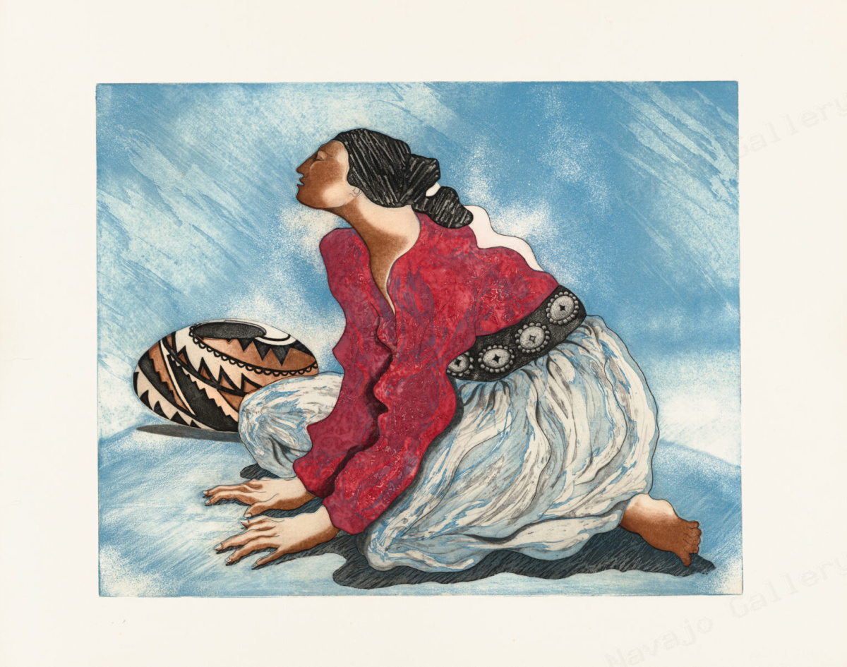 Woman with Pot