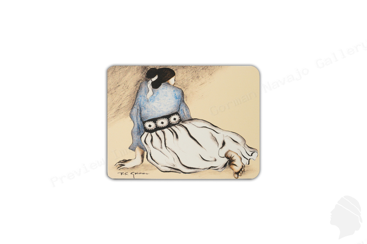 Woman with Concha St II: Artist Placard Tiles