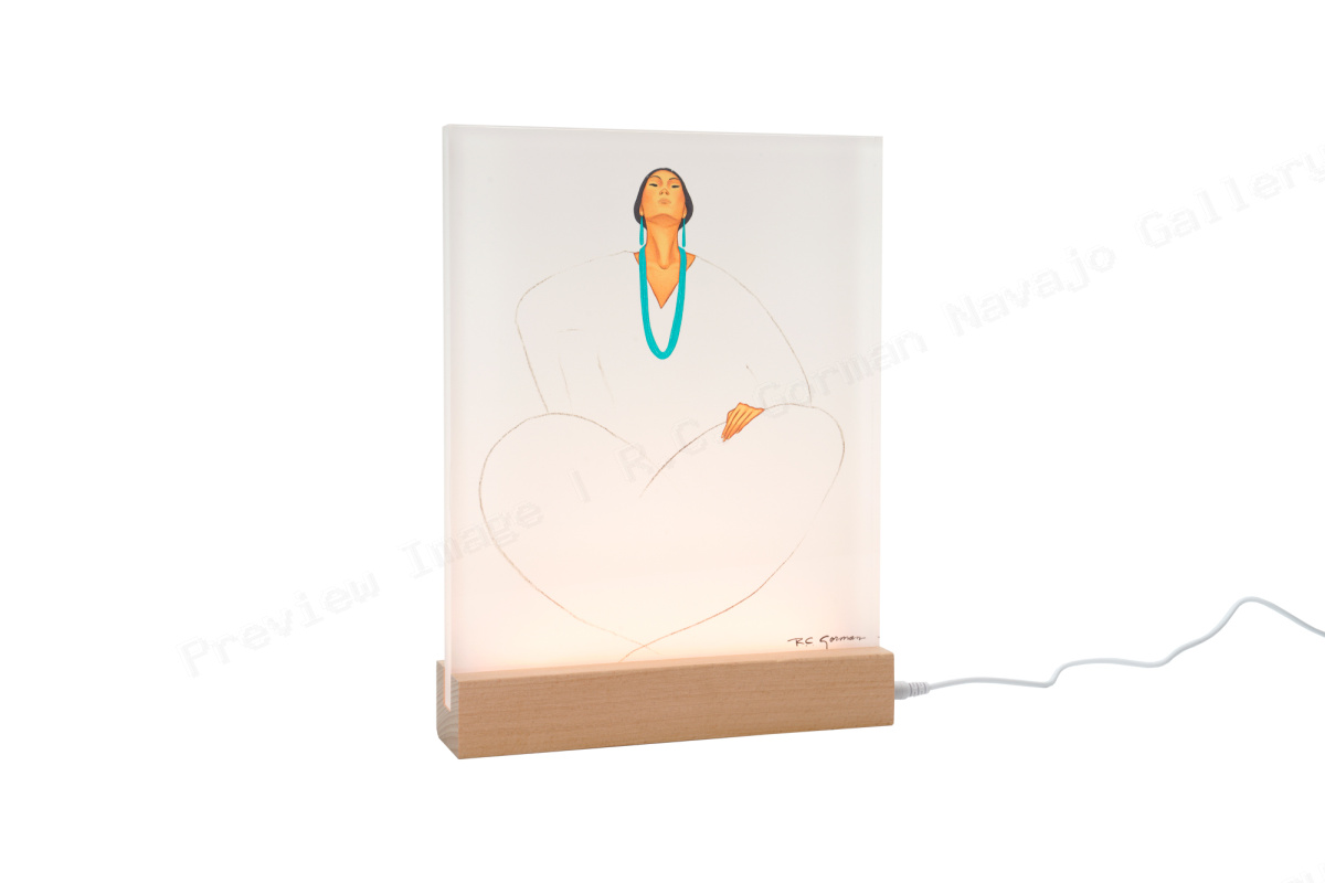 Proud Lady: Lighted Acrylic Tile